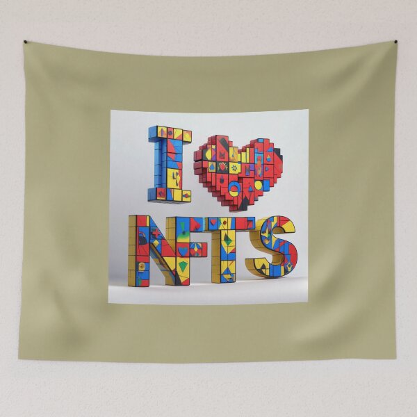 Item preview, I Love NFTs designed and sold by 3oner.