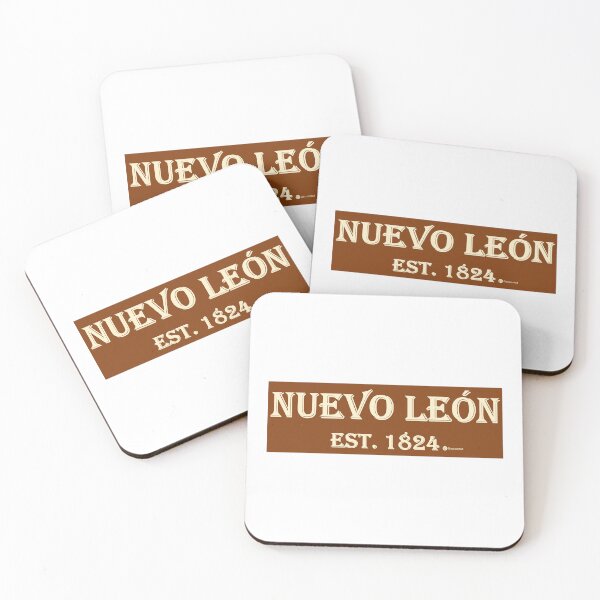 Item preview, Nuevo Leon Est. 1824 brown background designed and sold by bascconut.