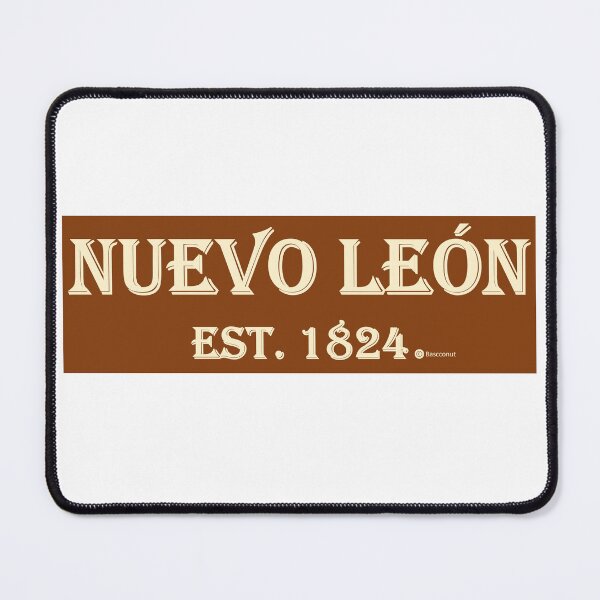 Item preview, Nuevo Leon Est. 1824 brown background designed and sold by bascconut.