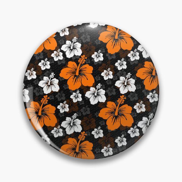 Item preview, Orange White Abstract Floral Surface Pattern designed and sold by PatternTitan.