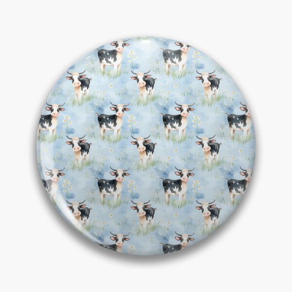 Artikelvorschau, Whimsical Bovine Bliss: A Charming Cow in Mesmerizing Patterns entworfen und verkauft von qoodesignstudio.