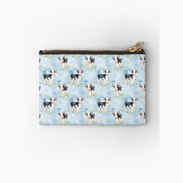 Artikelvorschau, Whimsical Bovine Bliss: A Charming Cow in Mesmerizing Patterns entworfen und verkauft von qoodesignstudio.