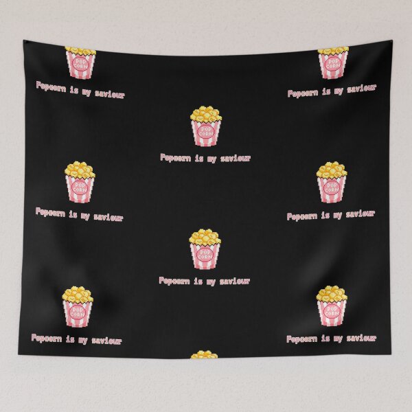 Aperçu de l'œuvre Le pop-corn est mon sauveur créée et vendue par ManikRaja.