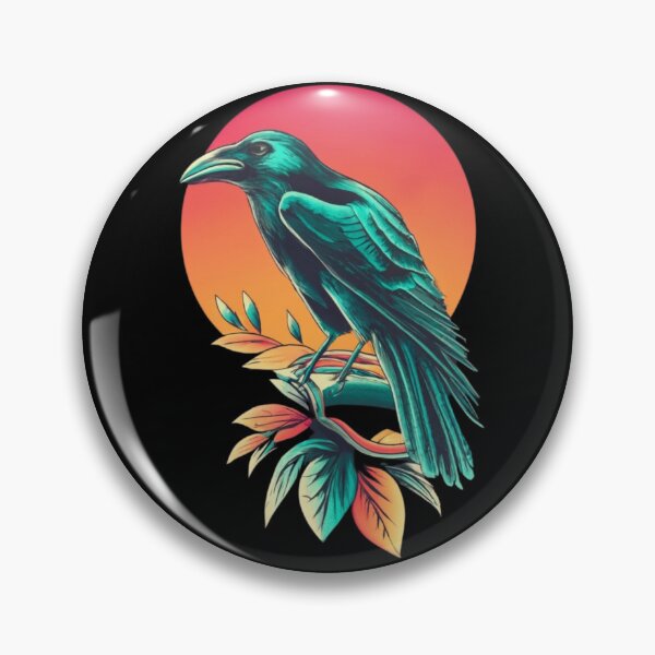 Item preview, Nocturnal Elegance: The Majestic Raven designed and sold by WilsonMiller-.