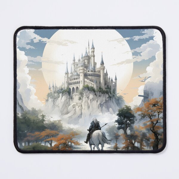 Item preview, The White One Arrives at the Tower of Guard - Fantasy designed and sold by Fenay Designs.