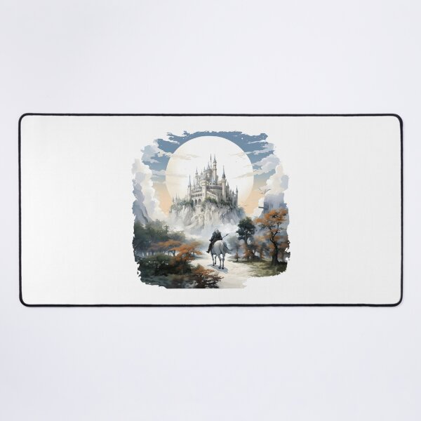 Item preview, The White One Arrives at the Tower of Guard - Fantasy designed and sold by Fenay Designs.