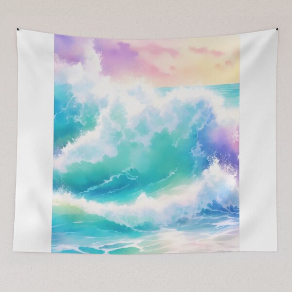 Item preview, colorful sea waves designed and sold by AP.