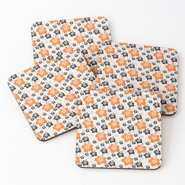 Item preview, Orange Abstract Floral Surface Pattern designed and sold by PatternTitan.