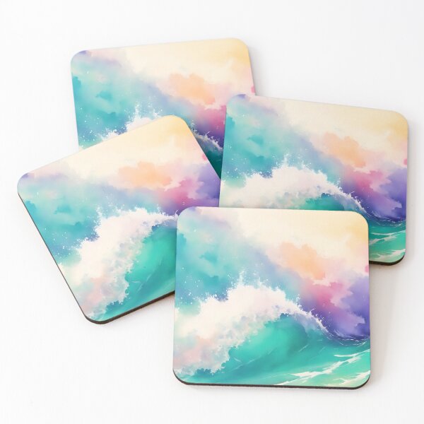 Item preview, colorful sea waves designed and sold by AP.
