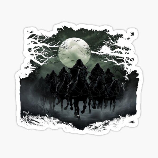 Item preview, The Nine Riding by the Moon - Fantasy designed and sold by Fenay Designs.
