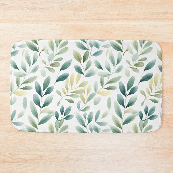 Item preview, Leaves Watercolor Pattern #1 designed and sold by NatureSight.