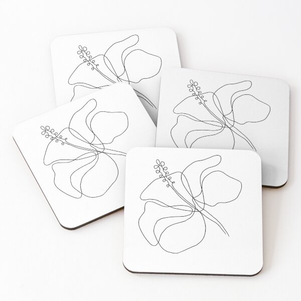 Item preview, Simple flower lei Hawaiian flower line drawing designed and sold by adesignworld.