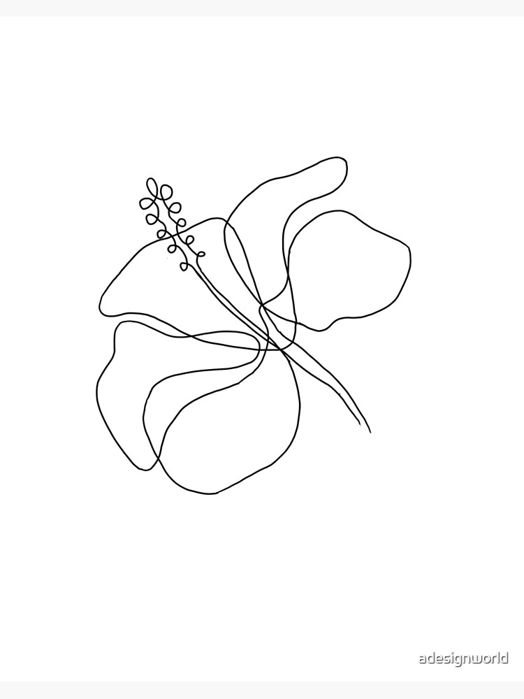 Create line art,one line art, botanical,flower tattoo illustration by  Emaa_abigail | Fiverr