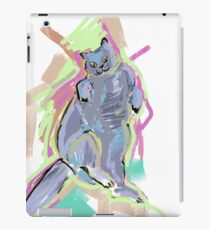 Crazy cool cat iPad Case/Skin