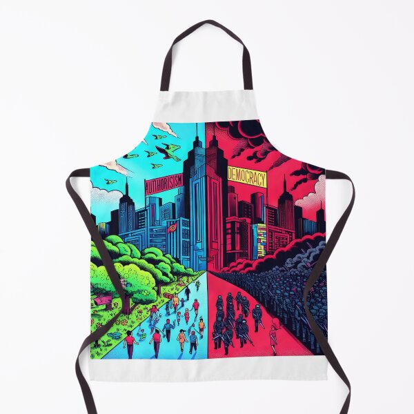 Item preview, Authoritarianism And Democracy designed and sold by TeesByPatrick.