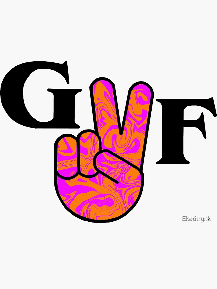 Greta Van Fleet Peace Sign | Sticker