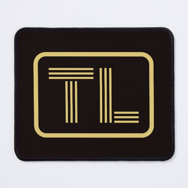 Item preview, TL Initials Gold Geometric Letters designed and sold by Jeallan Designs.
