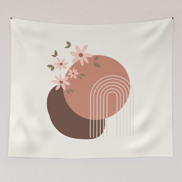 Item preview, Minimalist Aesthetic Boho Floral Design 001 designed and sold by StickyBastardz.