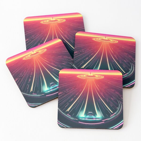 Item preview, Car Synthwave, neon, futurist, kids, game, children, future designed and sold by Cyber Kids.
