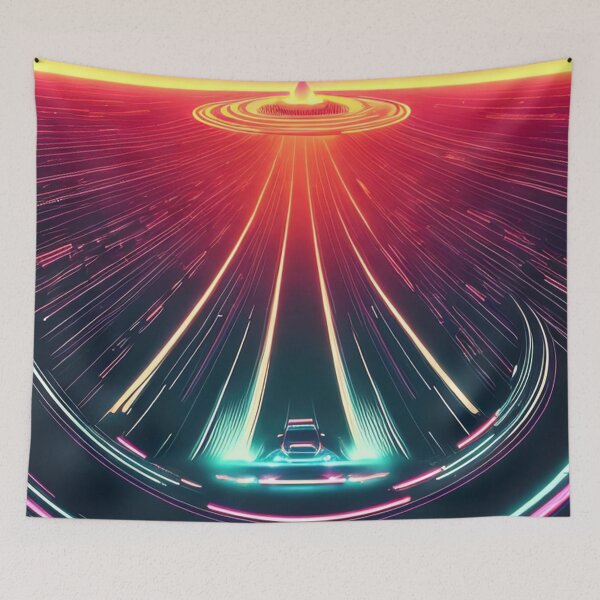 Item preview, Car Synthwave, neon, futurist, kids, game, children, future designed and sold by Cyber Kids.