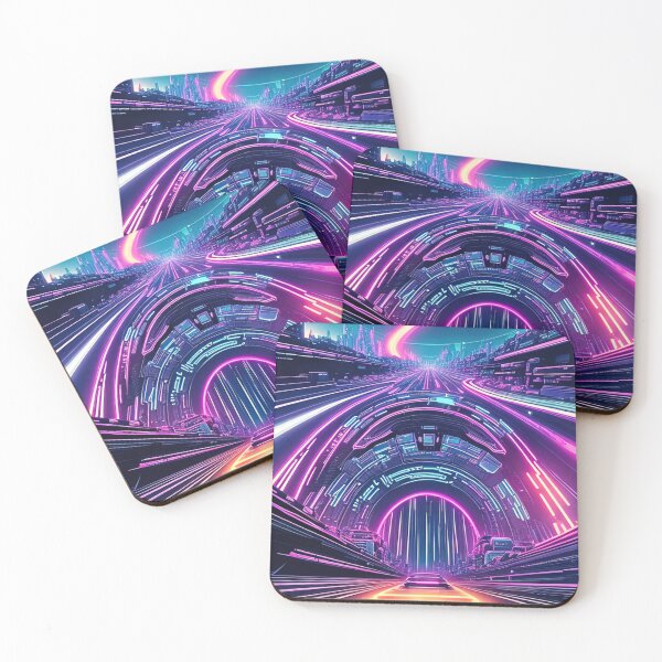 Item preview, Car Synthwave, neon, futurist, kids, game, children, future designed and sold by Cyber Kids.