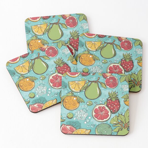 Artikelvorschau, Exotic Fruits Pattern - Vibrant Tropical Fruit Design entworfen und verkauft von The-Library.