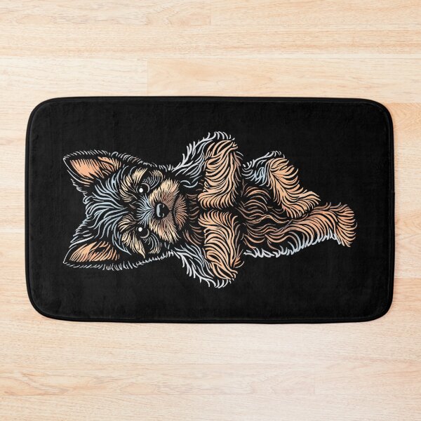 Item preview, Yorkshire Terrier Yoga Puppy Dog Dogs Tree Pose Vrikshasana designed and sold by GrandeDuc.