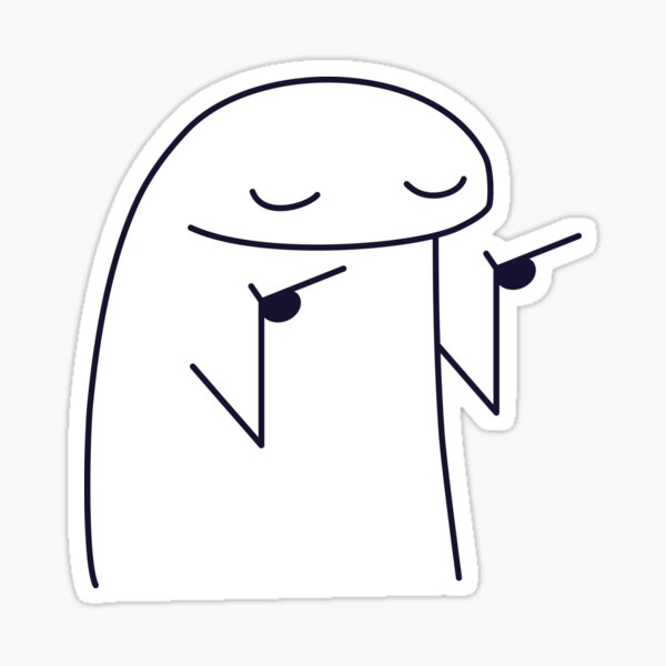 Annoyed Flork with Mug Sticker for Sale by Greyghostsco