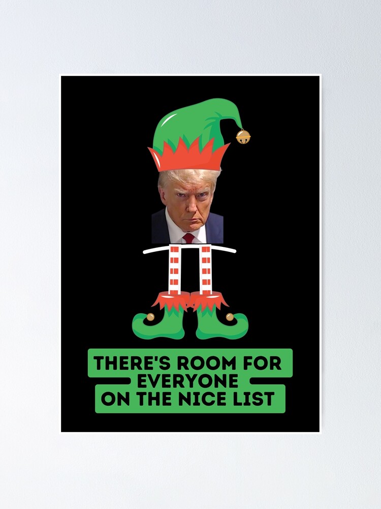 Donald Trump Christmas Greeting Card and Gifts, Willow Days Poster for  Sale by Willow Days