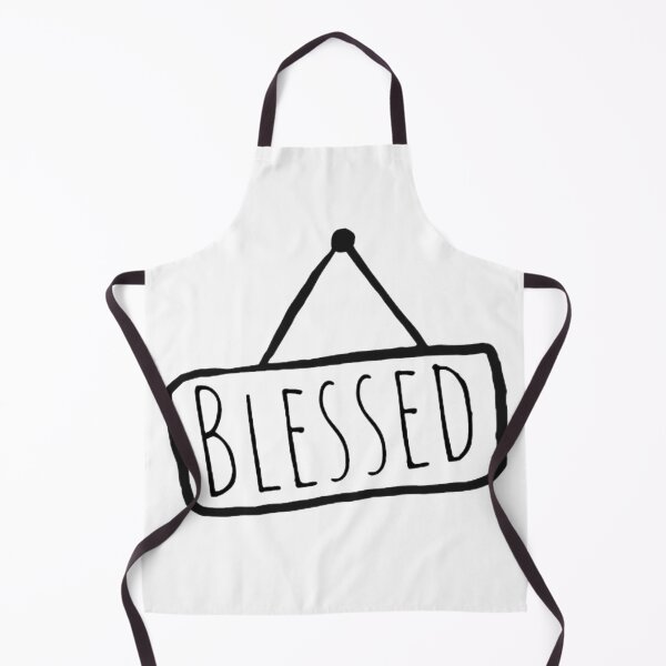 Item preview, Blessed text hanging on board Design designed and sold by Crazy-art-land.