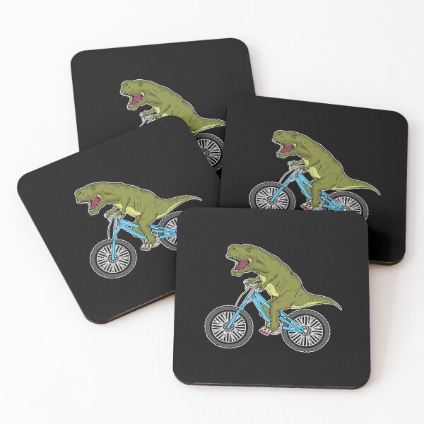 Item preview, Funny Dinosaur Gift Kids Bicycle T Rex Dinosaur designed and sold by DSWShirts.