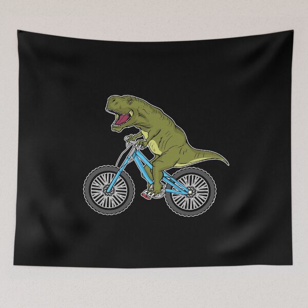 Item preview, Funny Dinosaur Gift Kids Bicycle T Rex Dinosaur designed and sold by DSWShirts.