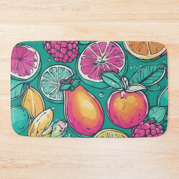 Item preview, Exotic Fruits Pattern - Tropical Delight Artwork designed and sold by The-Library.