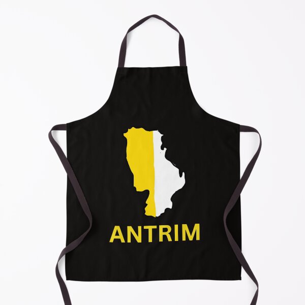 Item preview, Antrim - County Colours Tees - Saffron and White Of Antrim - Irish Tees and Gifts designed and sold by Melty Shirts.