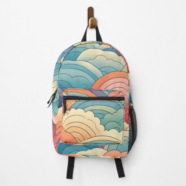 Item preview, Multicolored clouds in a circle designed and sold by Onigokko.