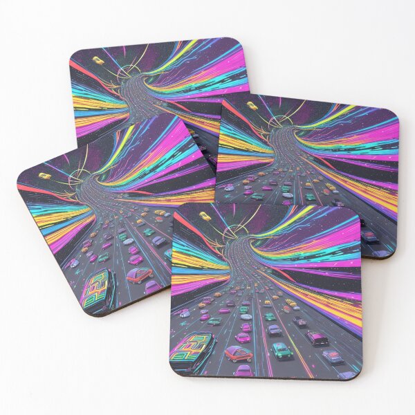 Item preview, Car Synthwave, neon, futurist, kids, game, children, future designed and sold by Cyber Kids.