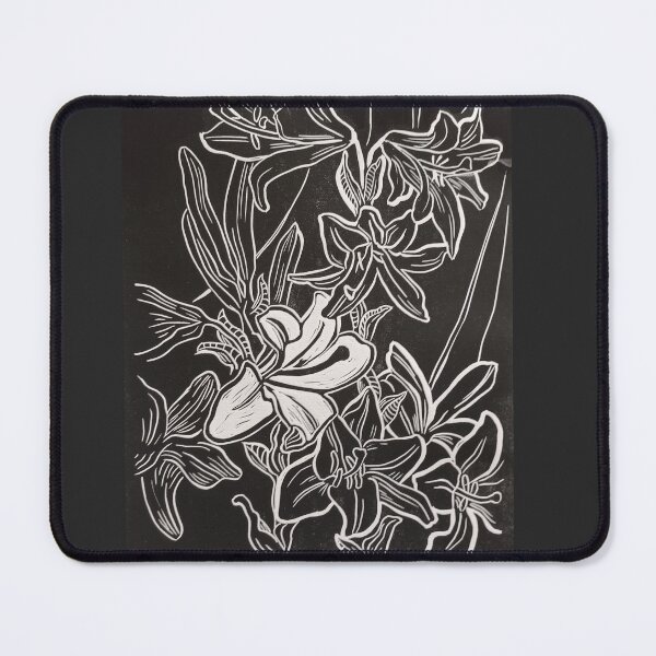 Item preview, lino cut black and white designed and sold by kacteye.