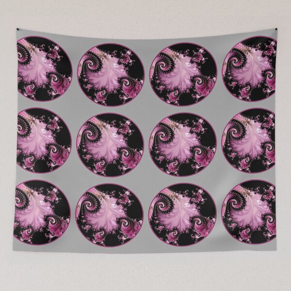 Artikelvorschau, Fractal in pink-schwarz entworfen und verkauft von AnnabellaRh.