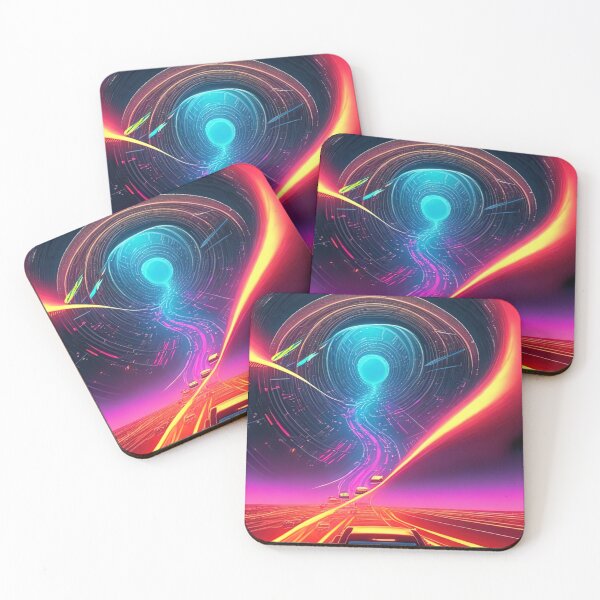 Item preview, Car Synthwave, neon, futurist, kids, game, children, future designed and sold by Cyber Kids.