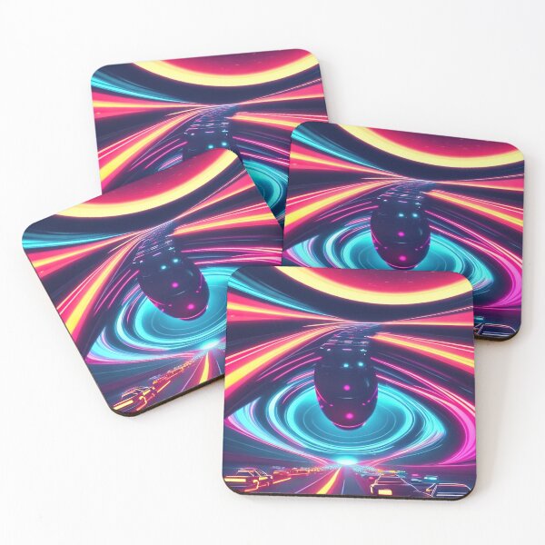 Item preview, Car Synthwave, neon, futurist, kids, game, children, future designed and sold by Cyber Kids.