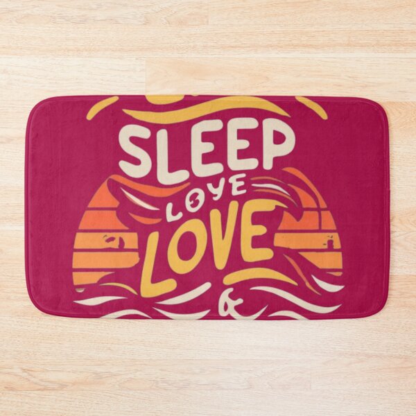 Item preview,  "Eat Sleep love and Repeat" Life Quote Typography designed and sold by redask2me.