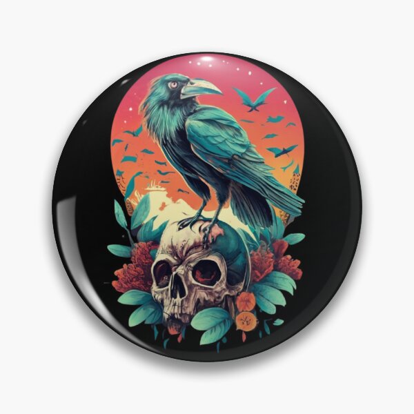 Item preview, Magical Darkness: The Raven in Watercolor designed and sold by WilsonMiller-.