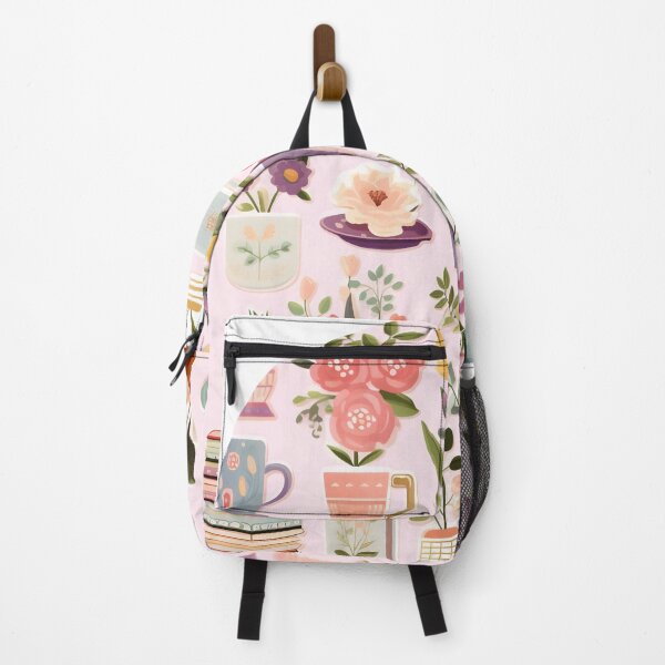 Item preview, Pastel Floral Bookworm Art | Gentle Pastel Patterns designed and sold by Blendfactor.