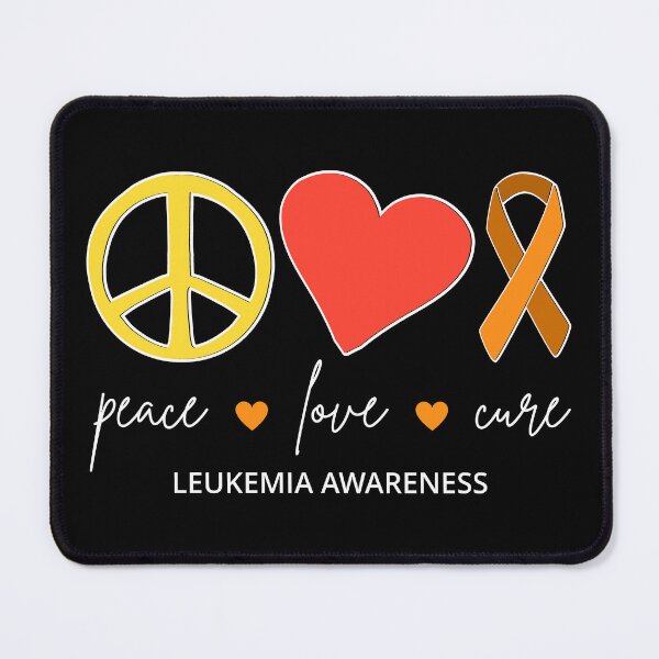 Item preview, Peace Love Cure - Leukemia Awareness I designed and sold by Lemon Pepper.
