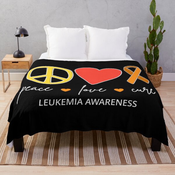 Item preview, Peace Love Cure - Leukemia Awareness I designed and sold by Lemon Pepper.