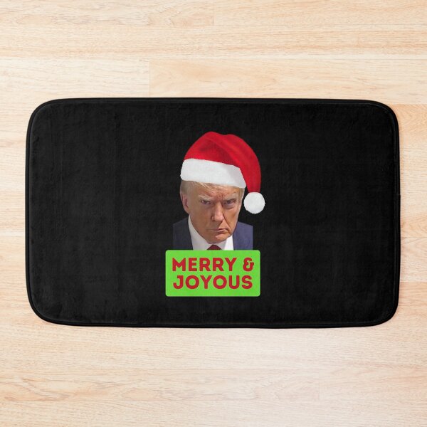 Item preview, Donald Trump Christmas, Merry and Joyous, Funny Trump Christmas Mugshot, Willow Days designed and sold by avit1.