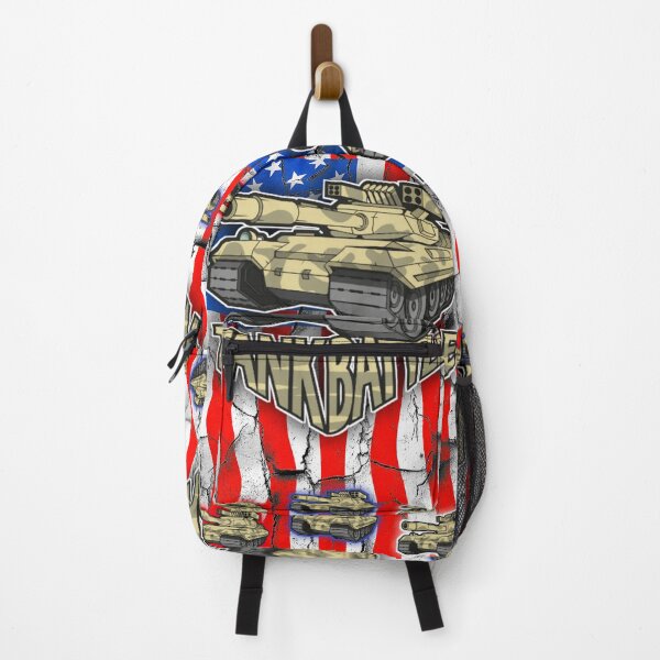 Item preview, american battle tank with flag of the united states of america designed and sold by Fábio Santos.