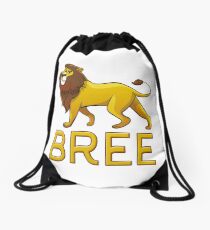 Bree Lion Drawstring Bags Drawstring Bag