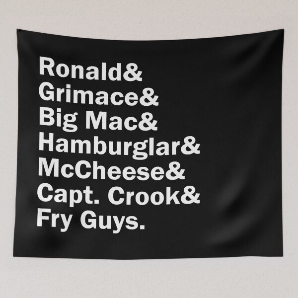 Item preview, Funny Names x McDonalds Characters designed and sold by 3dmuckychris.