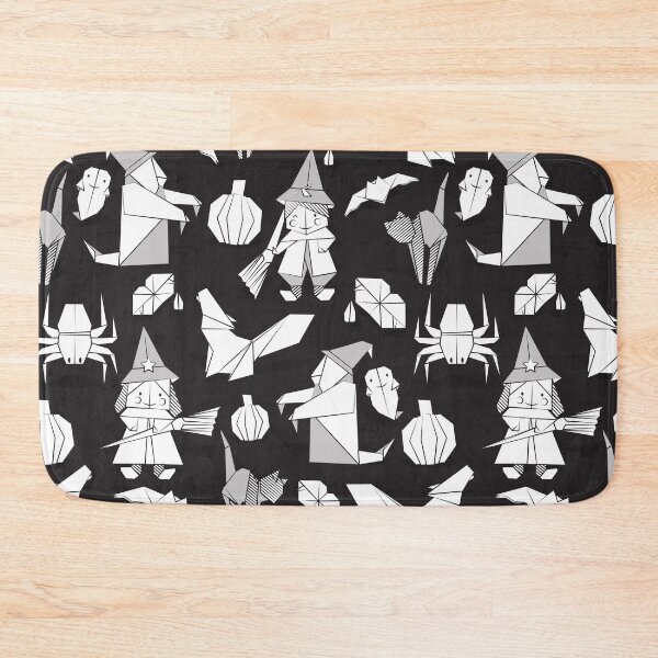 Item preview, Halloween origami tricks // black and white paper geometric elements designed and sold by SelmaCardoso.
